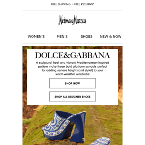Dolce&Gabbana's bold steps
