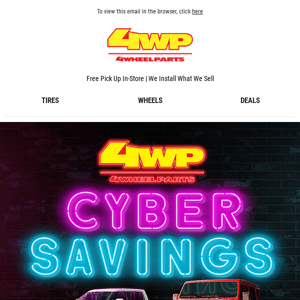 ⚡️ Cyber Savings | Up To 50% Off For A Limited Time