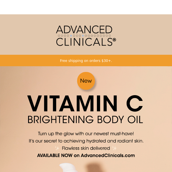 ✨NEW Vitamin C Brightening Body Oil ✨