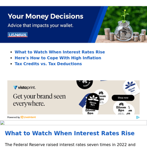 What to Watch When Interest Rates Rise