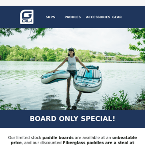 Time is Running Out on Exclusive Paddle Board Savings!