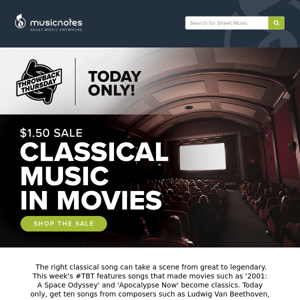 $1.50 Classical Music in Movies! 📽️