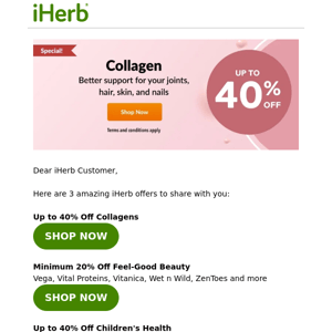 Up to 40% Off Collagens 📣