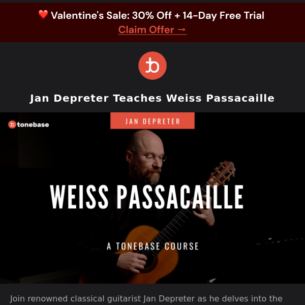 Jan Depreter Teaches Weiss Passacaille