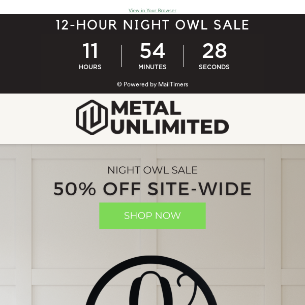 Night Owl Sale 🚨12 HOURS ONLY🚨