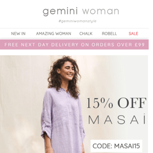 15% Off Masai Styles