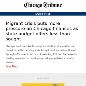 State budget offers Chicago less than sought for migrant crisis