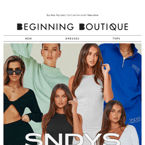 Shop cute n cosy new SNDYS the label 🤍