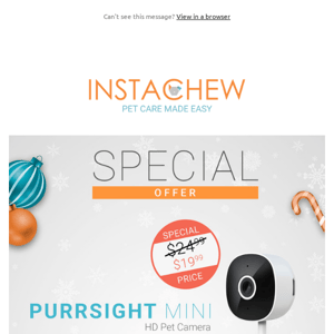 🎄 New Product Launch! | Purrsight Mini Smart Pet Camera 🐾