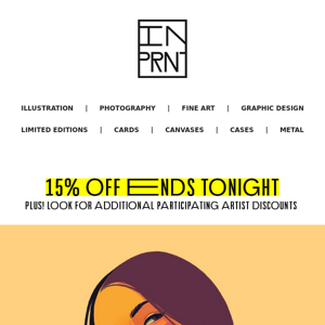 This is it! Up to 40% off ends tonight.