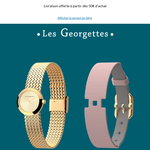 Votre bracelet de montre offert !