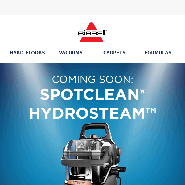 Coming Soon: SpotClean HydroSteam