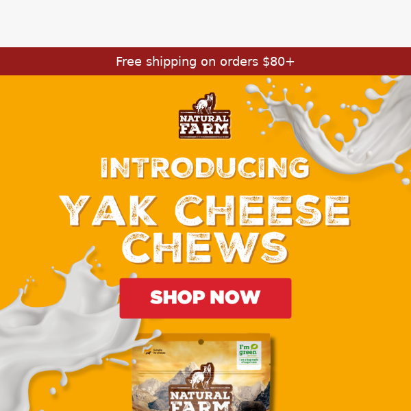 NEW! Tasty Yak Cheese Dog Chews! 🥛🦴