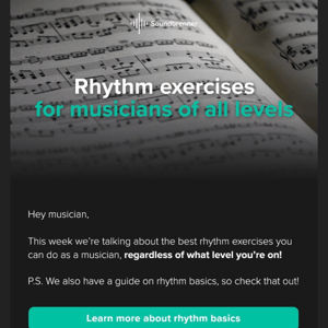 Hey, here are 10 rhythm exercises you'll love!