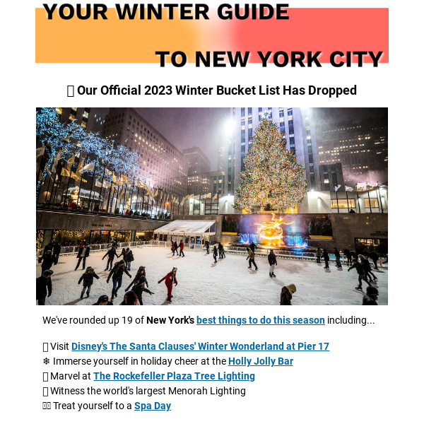 ☃️  19 Things to Do This Winter in NYC