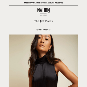 You're right, the Jett Dress would look good on you.