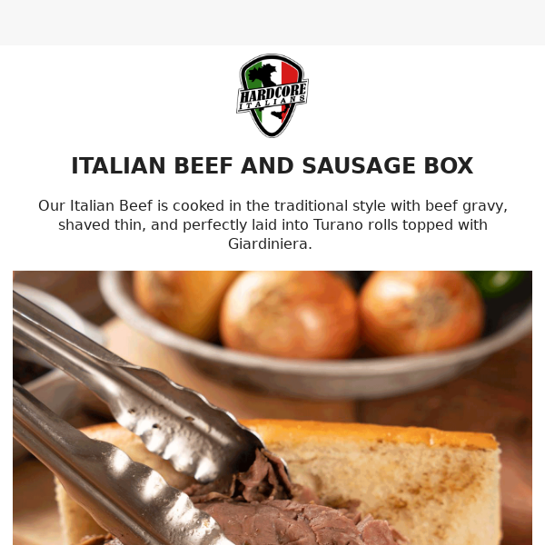 NEW: Italian Beef & Sausage Box 😋
