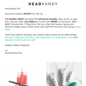 24 HOURS ONLY! 🚨 On SALE $35 - 1" Miss Priss, Texture Spray, Volume Powder + FREE Travel Hair Spray