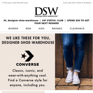 If you like Converse, this email is for you.
