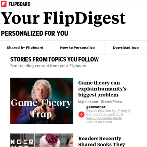 Your FlipDigest: stories from Cognition, Books, Tablets and more