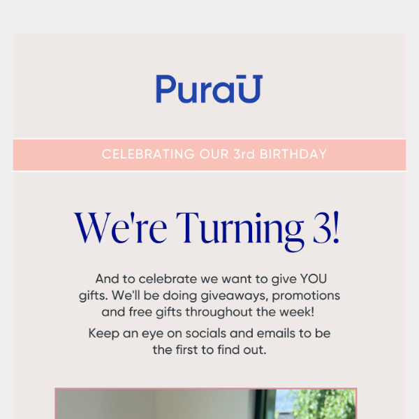 It's our 3rd birthday😆🎂🥳