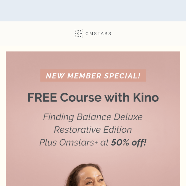 Get FREE course & save 50% off Omstars+