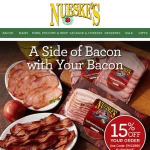 Bacon for the Holidays + 15% Off Your Order