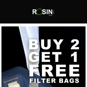 Life's better with a FREE filter bag - This Weekend Only Buy 2 Get 1 Free