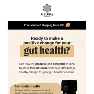 Boost Your Gut Health with P3 Gut Builder! 🌿