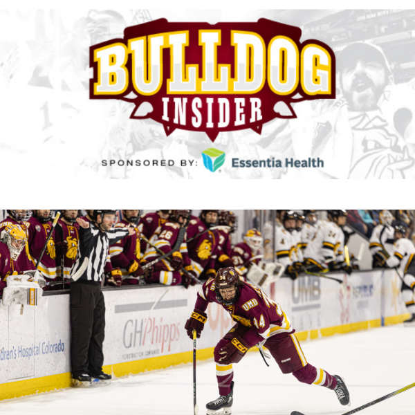 Bulldog Insider: UMD takes 'three steps back' in loss at Colorado College and other stories