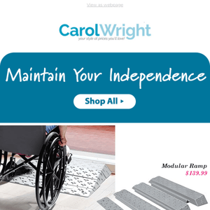 Maintain your independence