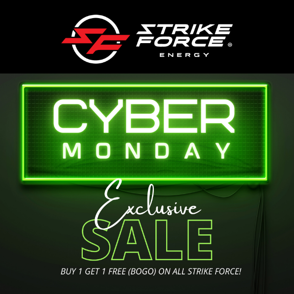 CYBER MONDAY SALE BUY 1 GET 1 FREE!