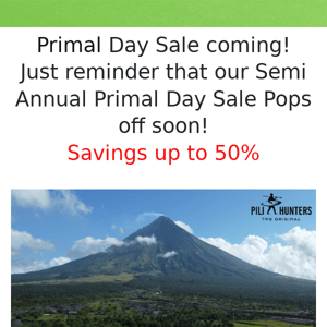 Get Ready for the Primal Day Sale at Pili Hunters! Save up to 50% 🎉