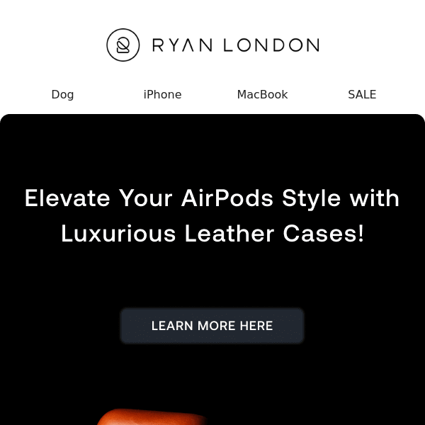 Elevate Your AirPods Style with Leather Luxury!