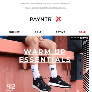 PAYNTR WARM UP ESSENTIALS