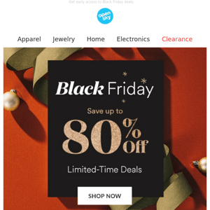 Get Into Black Friday 24 Hours Early