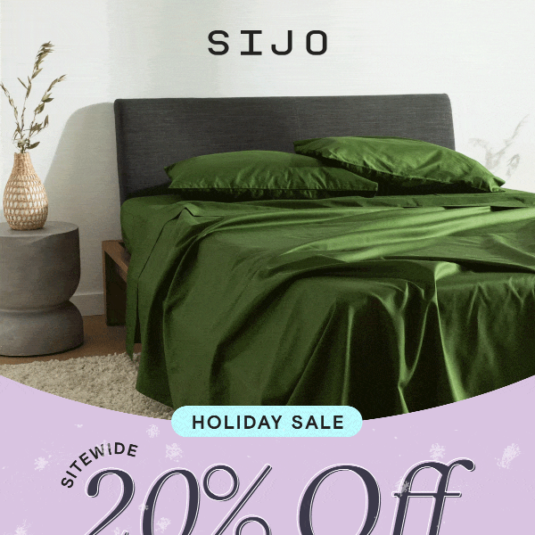 20% OFF Oh-So-Breathable Bedding