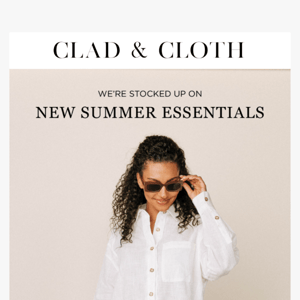 Just in! New Summer Essential Collection