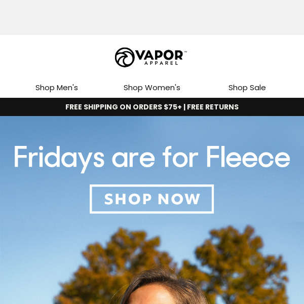 Friday Fleeces 60% Off!