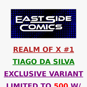 🔥PRE-SALE LIVE in 30-Mins at 5PM (ET) 🔥 REALM OF X #1 TIAGO DA SILVA MAGIK VARIANT 🔥 LIMITED TO 500 W/ COA 🔥 WEDNESDAY (8/09) at 5PM (ET)