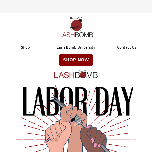 Happy Labor Day Lash Babe!
