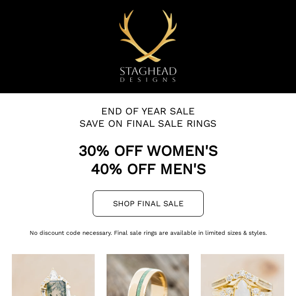 Wedding Rings Up to 40% Off 💍