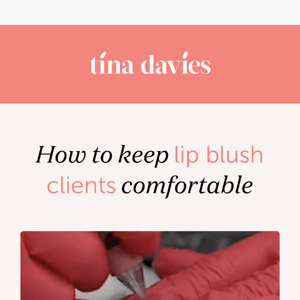 Tips for lip blush pain management 👄🧊