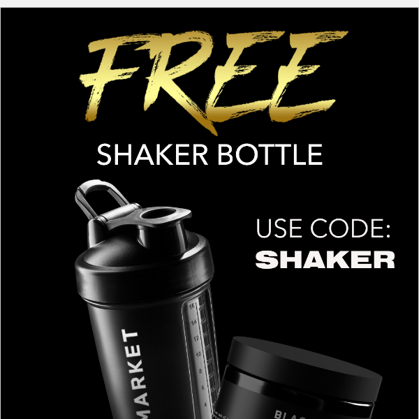 Level Up Your Training: Free Blender Bottle with Every Pre-Workout Purchase! 💯🏋️‍♂️