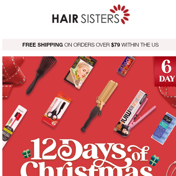 🎄12 DAYS OF CHRISTMAS|DAY 6. Hair Tools Extra 10% Off