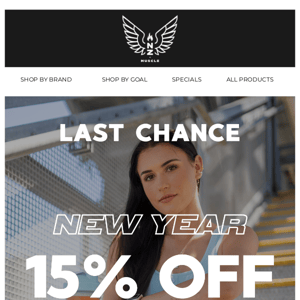 LAST CHANCE 📢 15% OFF SITEWIDE 🔥