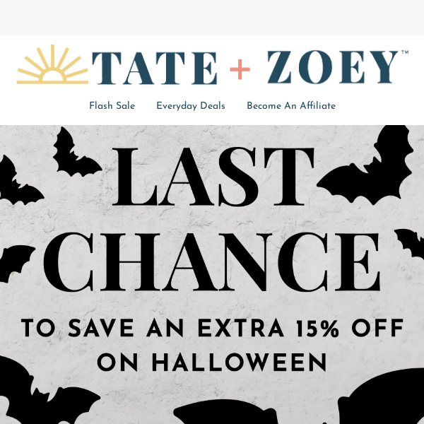 Save An Extra 15% On Halloween Decor