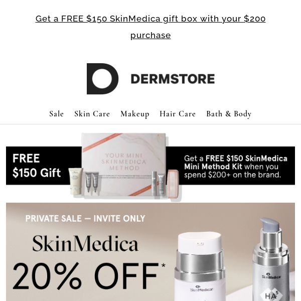 20% off SkinMedica to level up your 2024 routine
