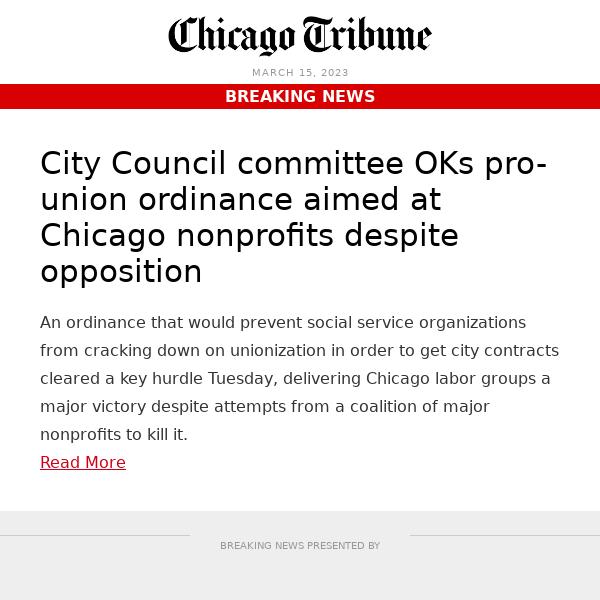 City Council committee OKs pro-union ordinance