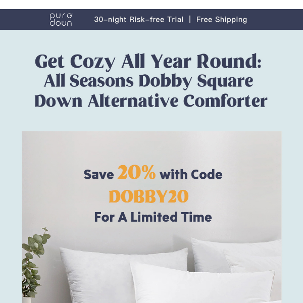 Perfect Time to Upgrade: 20% OFF on This Down Alternative Comforter